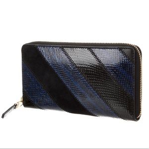 Tory Burch Gemini link snake wallet